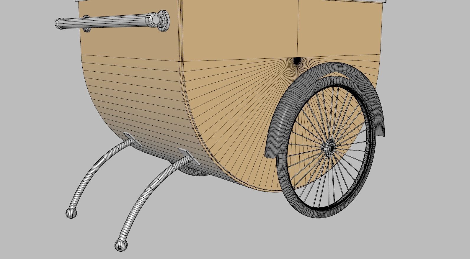 Ice Cream Cart 3D model_11