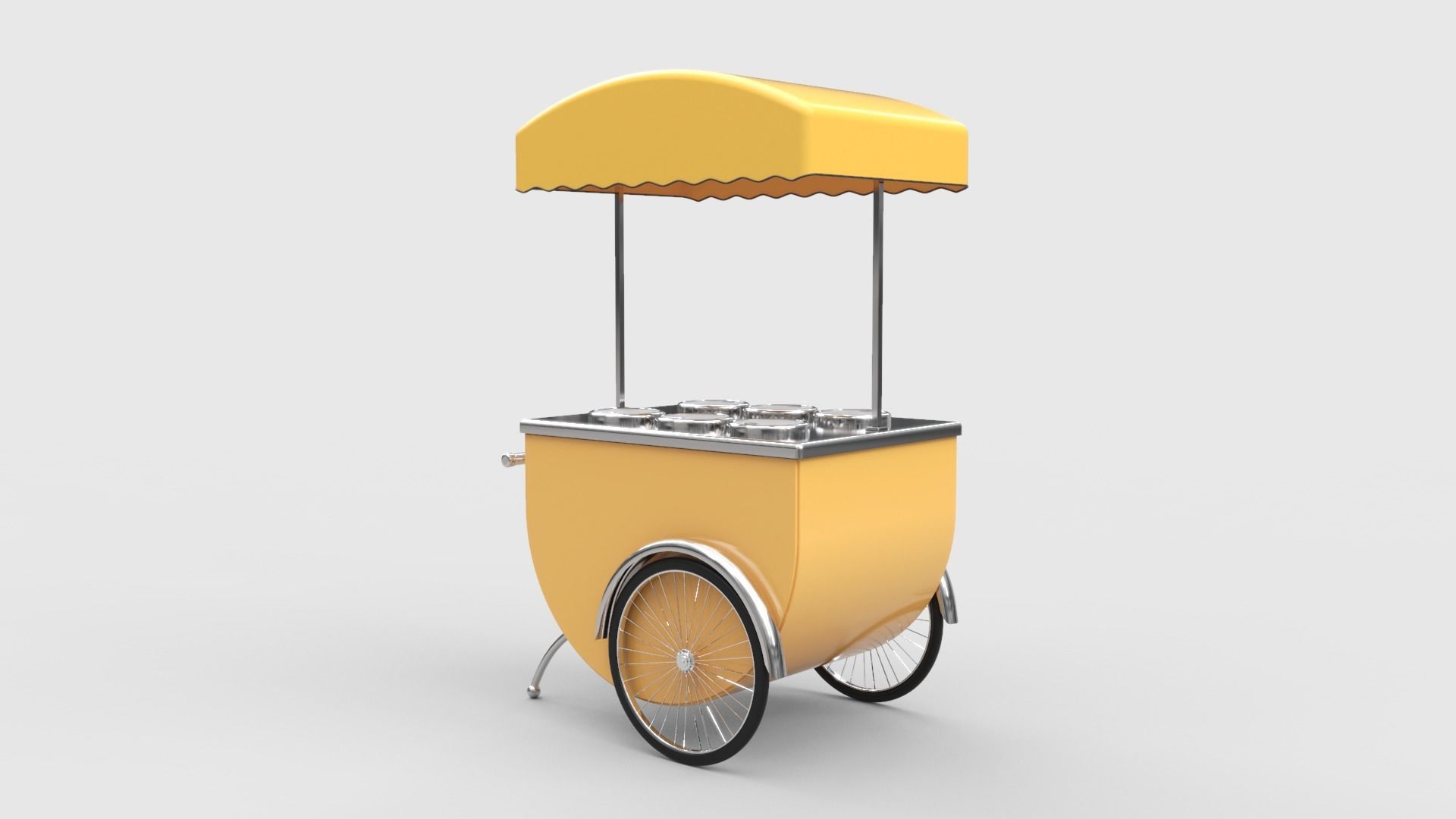 Ice Cream Cart 3D model_2