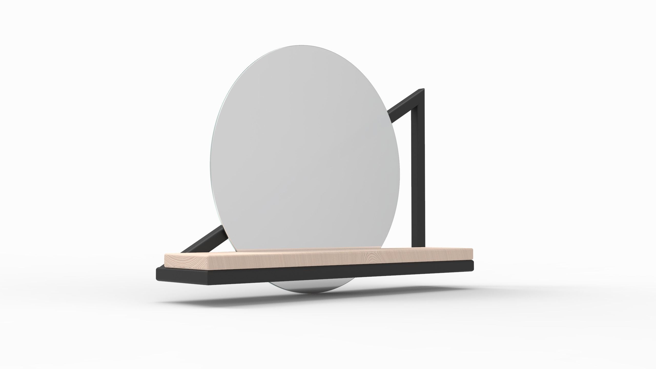 Mirror Shelf 3D model_15