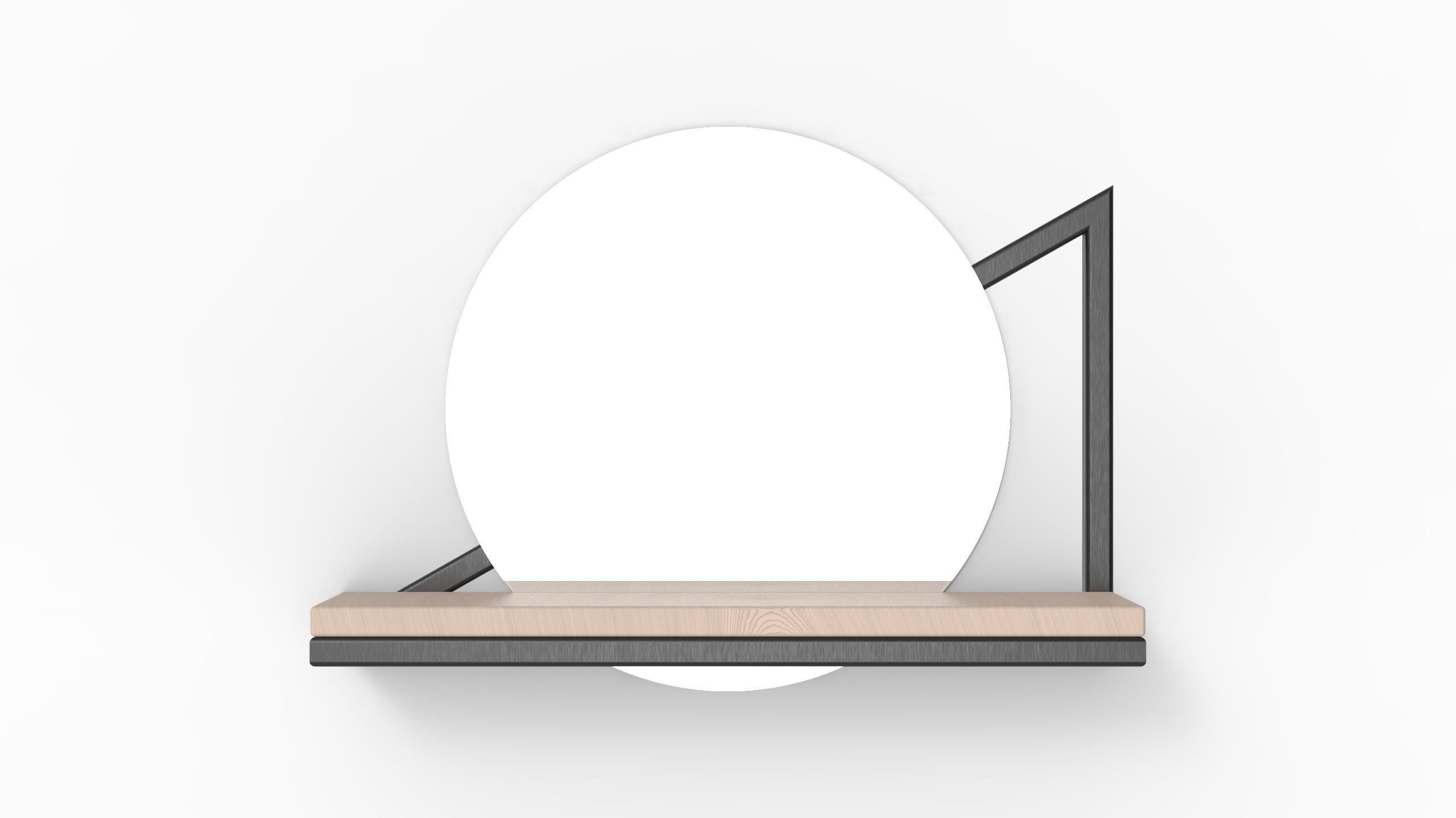 Mirror Shelf 3D model_17