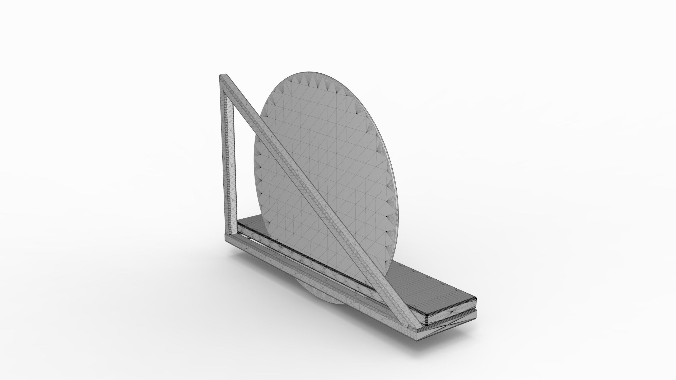 Mirror Shelf 3D model_11