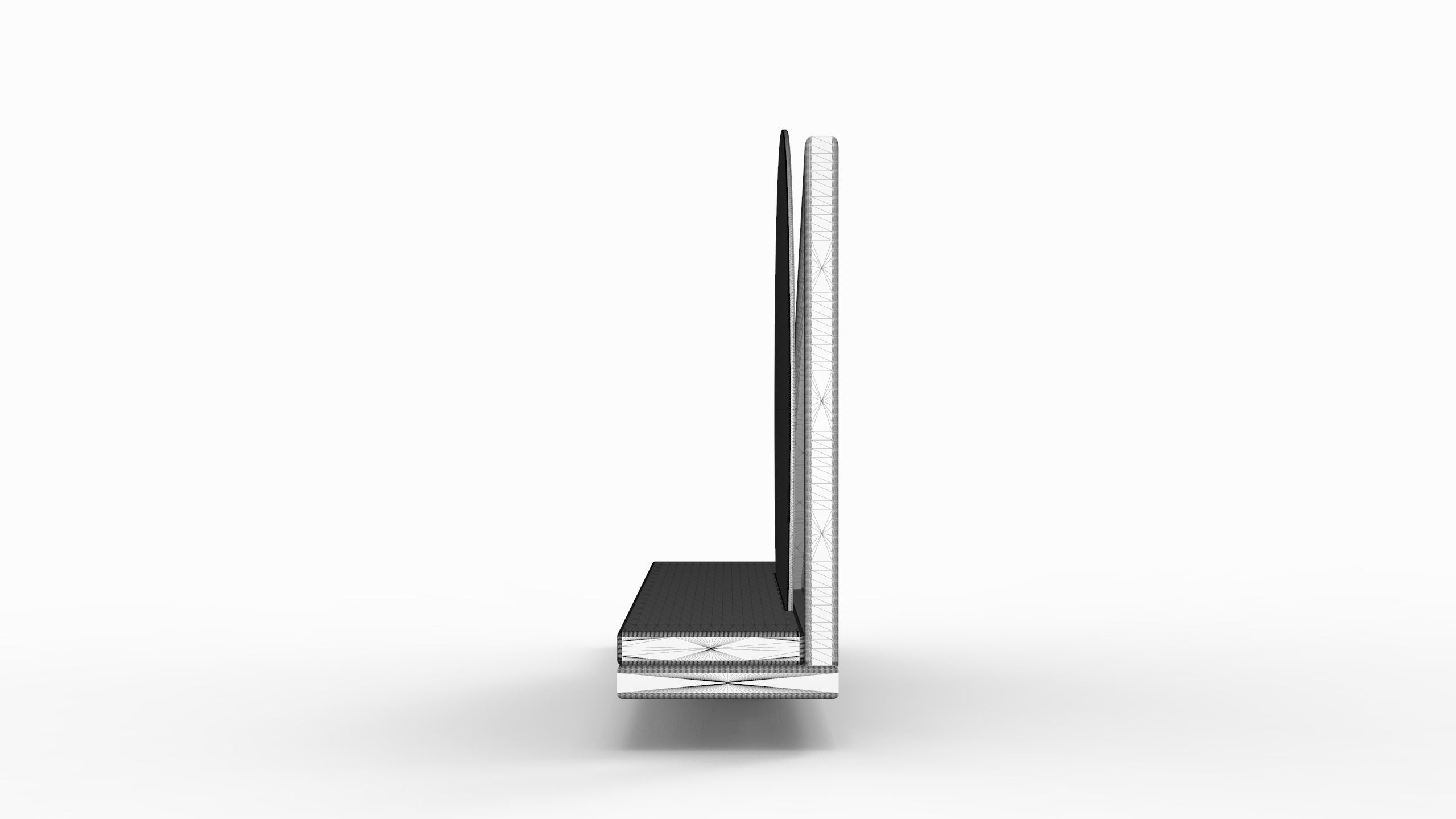 Mirror Shelf 3D model_9