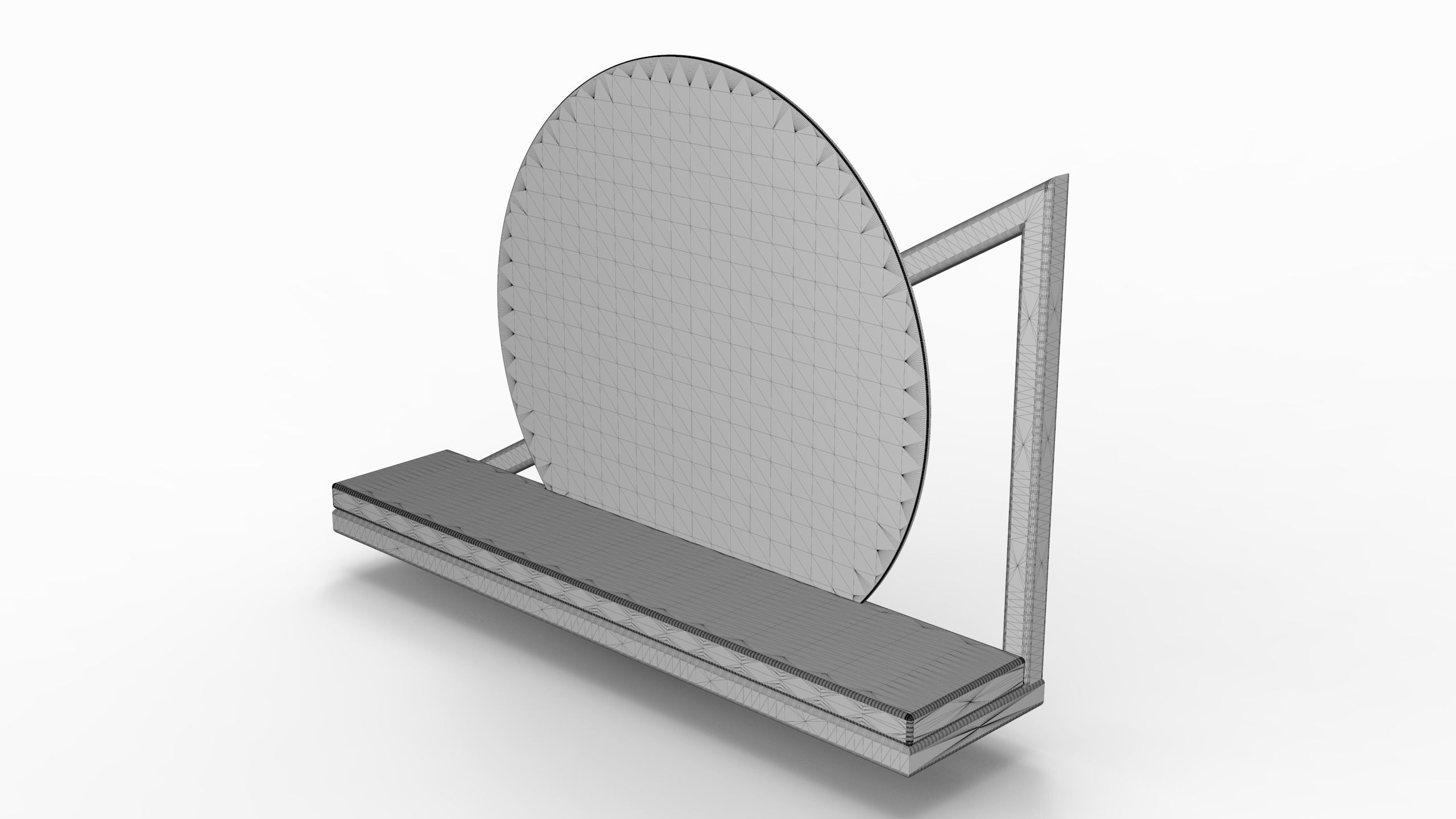 Mirror Shelf 3D model_6