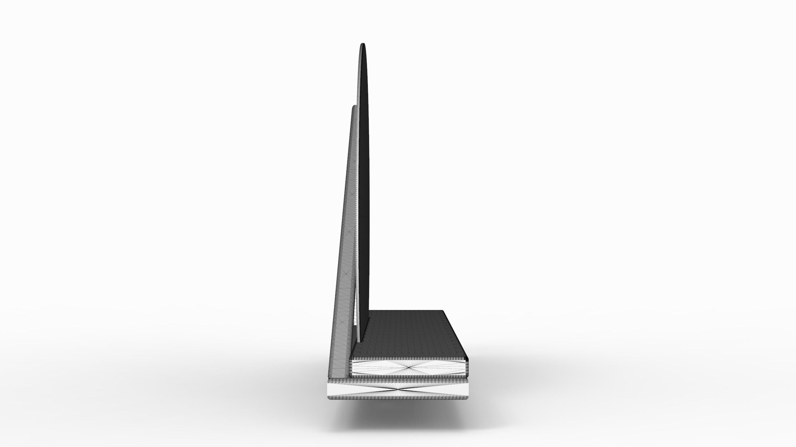 Mirror Shelf 3D model_10