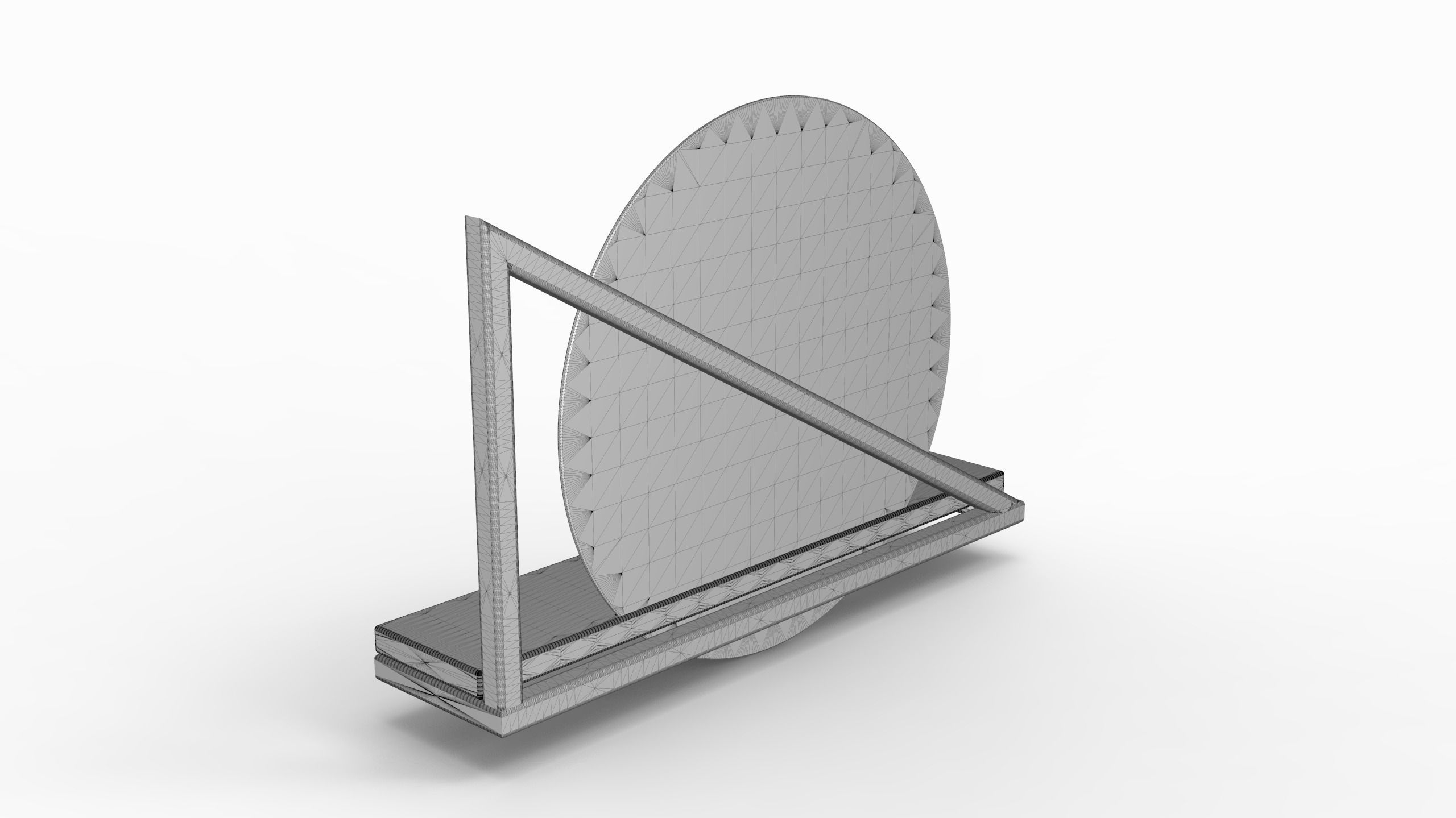 Mirror Shelf 3D model_12