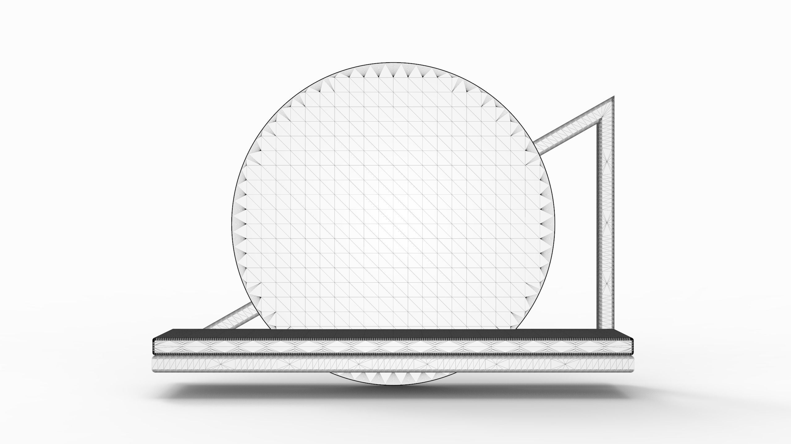 Mirror Shelf 3D model_5