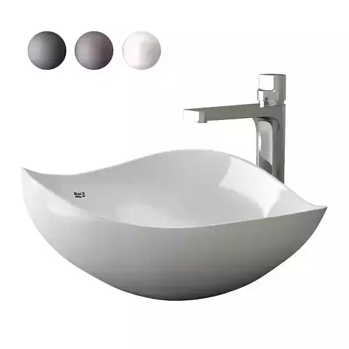 OHTAKE Roca SINK Low-poly 3D model