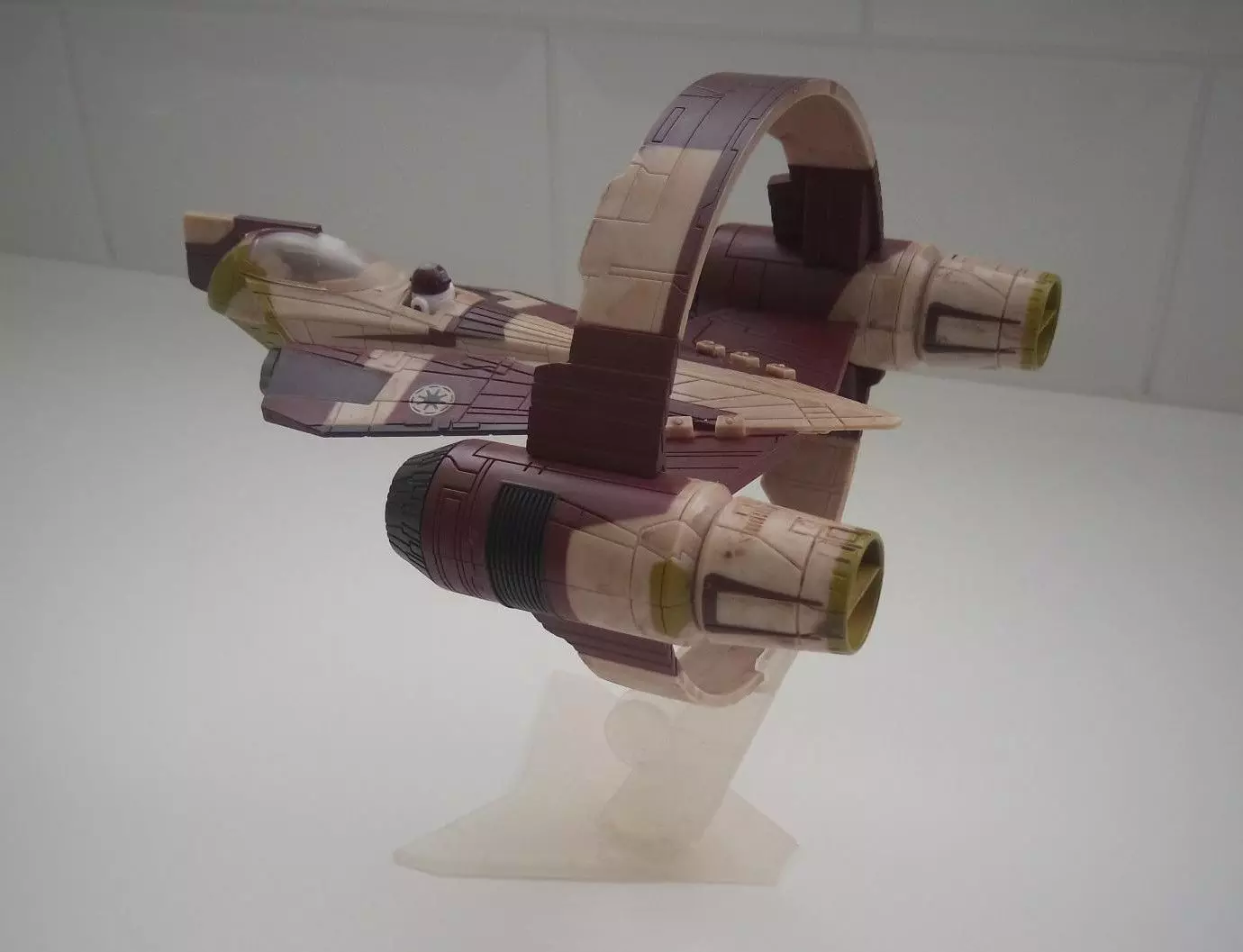 Jedi Starfighter Flight Stand Star Wars Micro Galaxy Squadron  3D print model_0