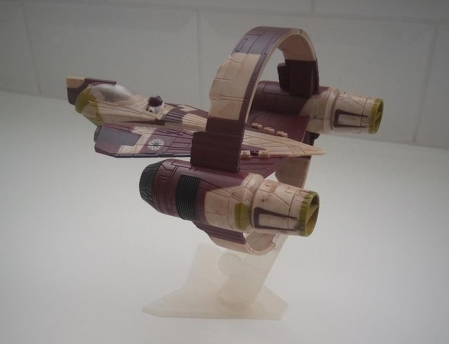 Jedi Starfighter Flight Stand Star Wars Micro Galaxy Squadron  3D print model