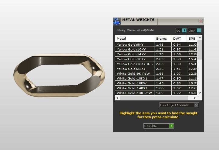 cuban link 3D print model_16