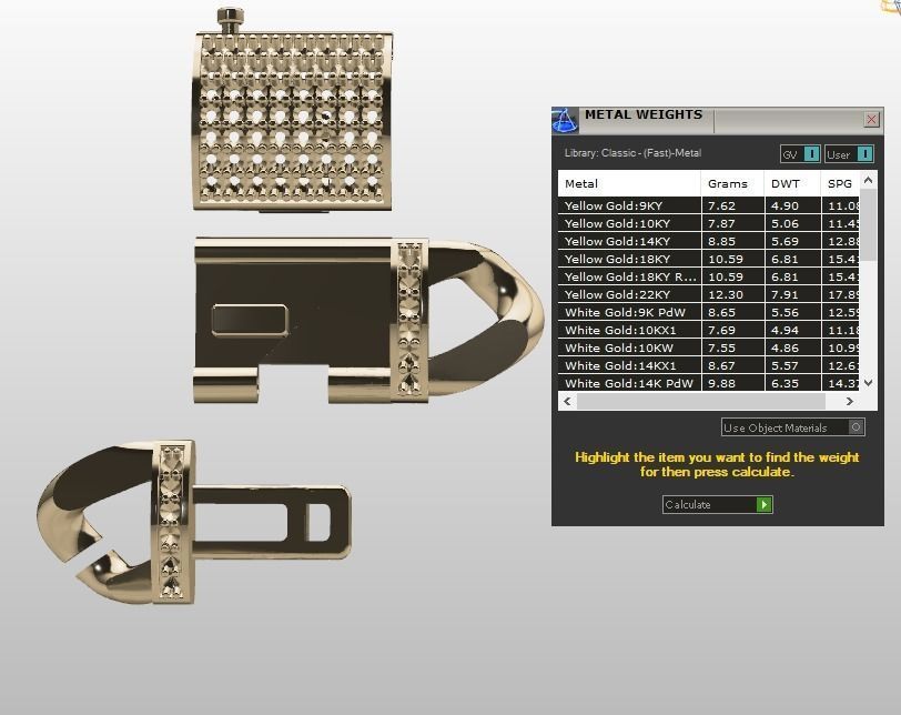 cuban link 3D print model_17