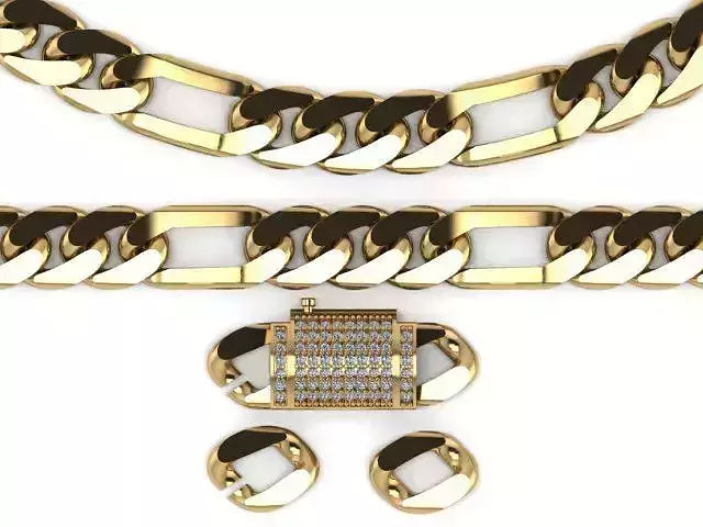 cuban link 3D print model