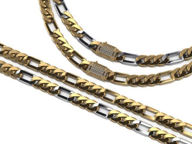 cuban link 3D print model_13