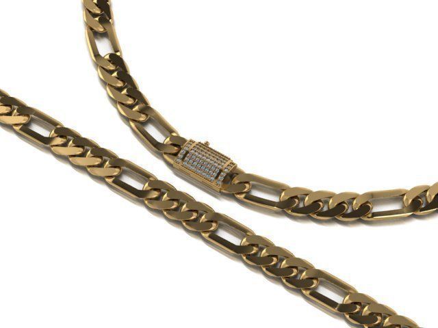 cuban link 3D print model_9