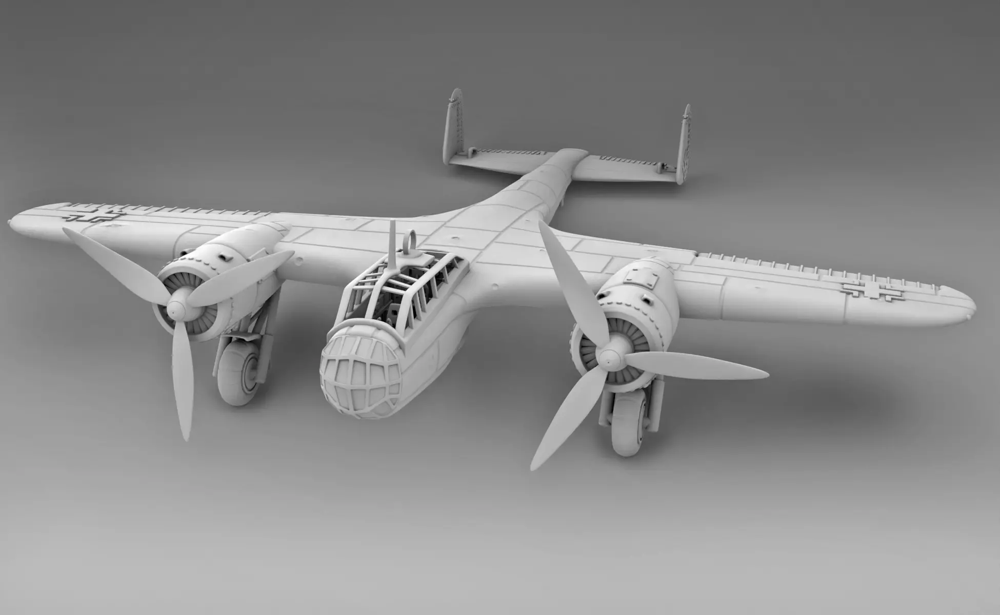 German plane Dornier Do 3D print model_0