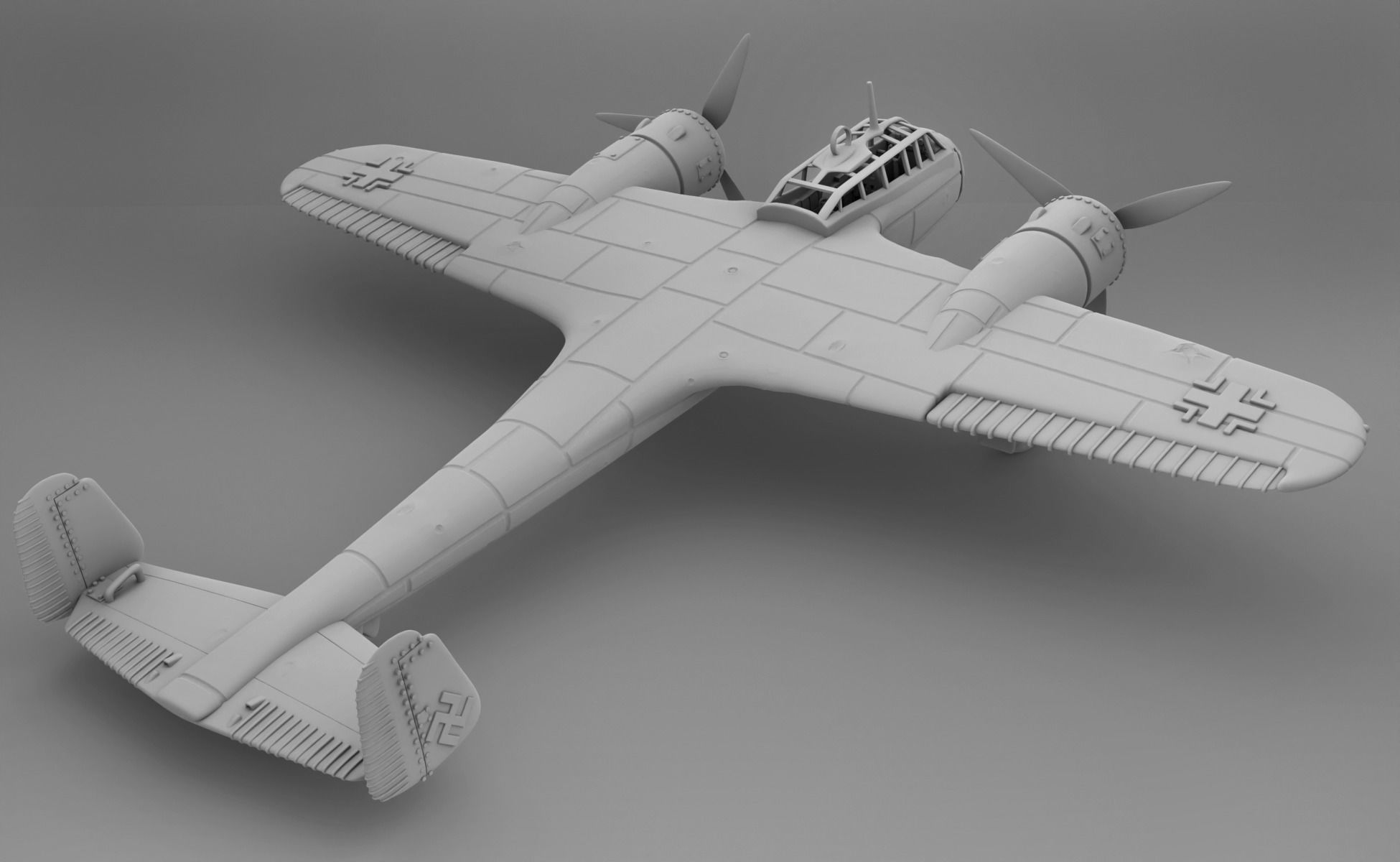 German plane Dornier Do 3D print model_1