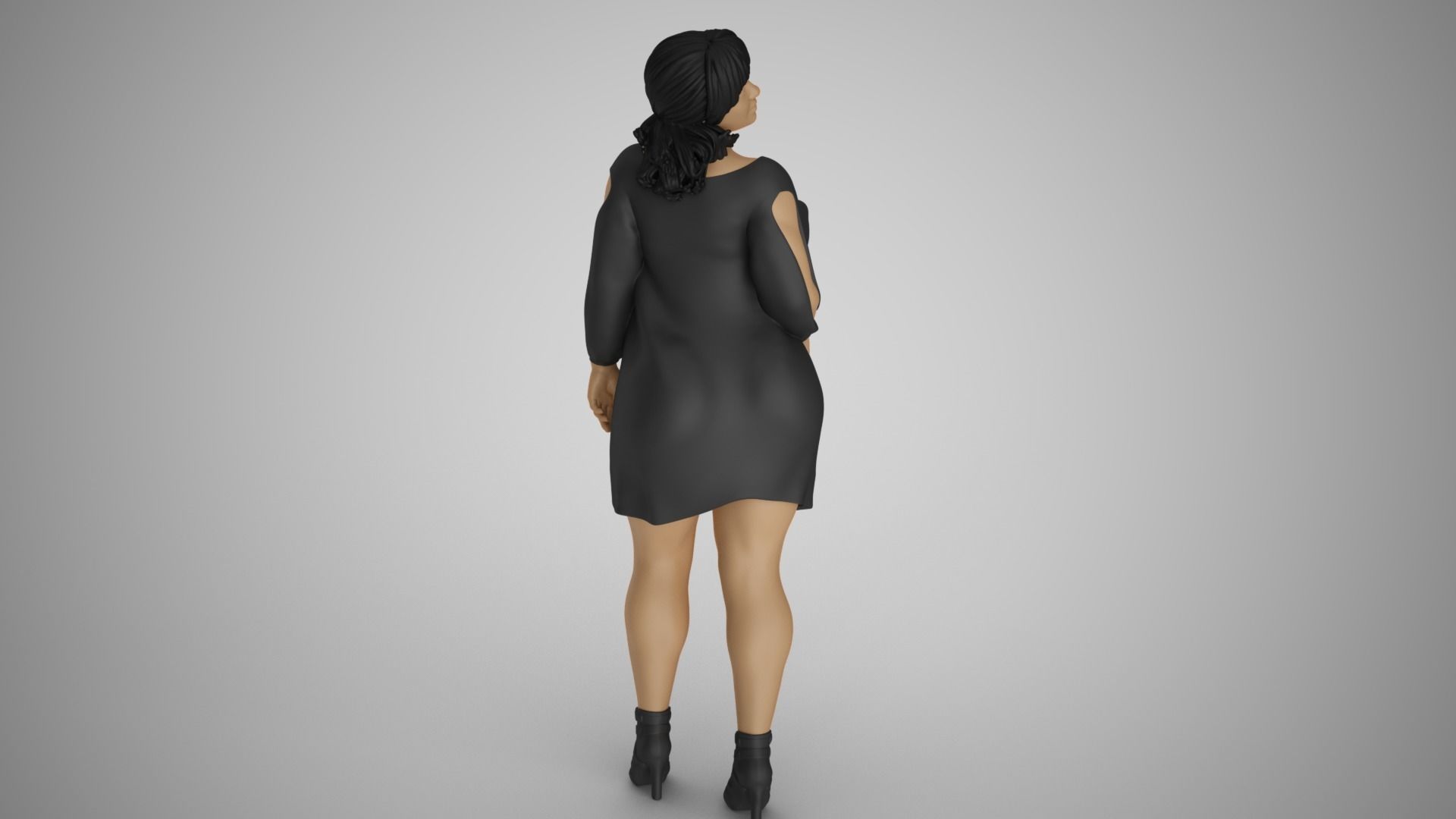Reckless Heavy Woman 3D print model_6
