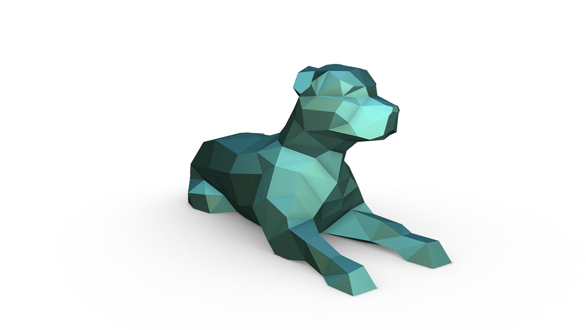staffy staffordshire bull terrier 3D print model_5