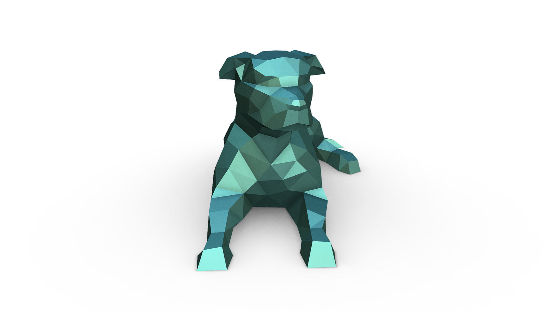 staffy staffordshire bull terrier 3D print model_6