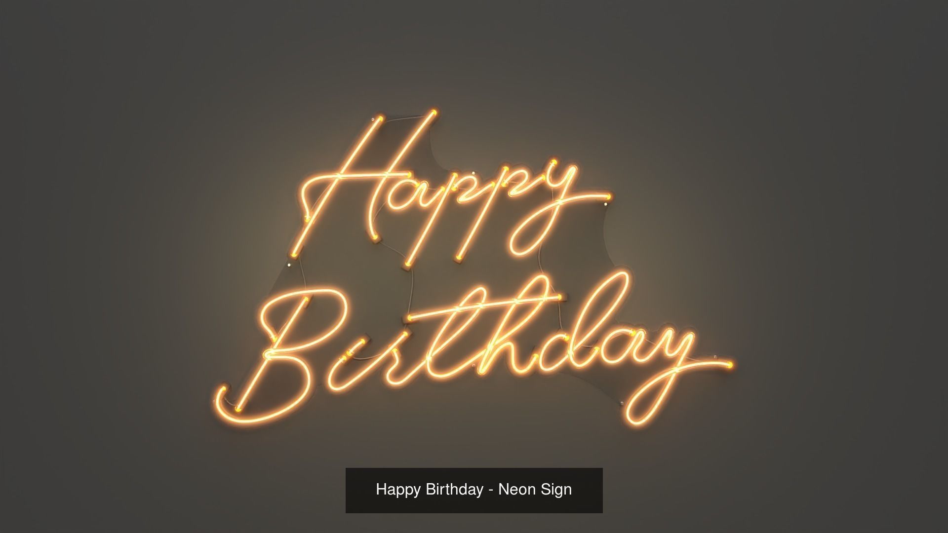 Lettering Pack 3 - Neon Signs 3D Model Collection_4