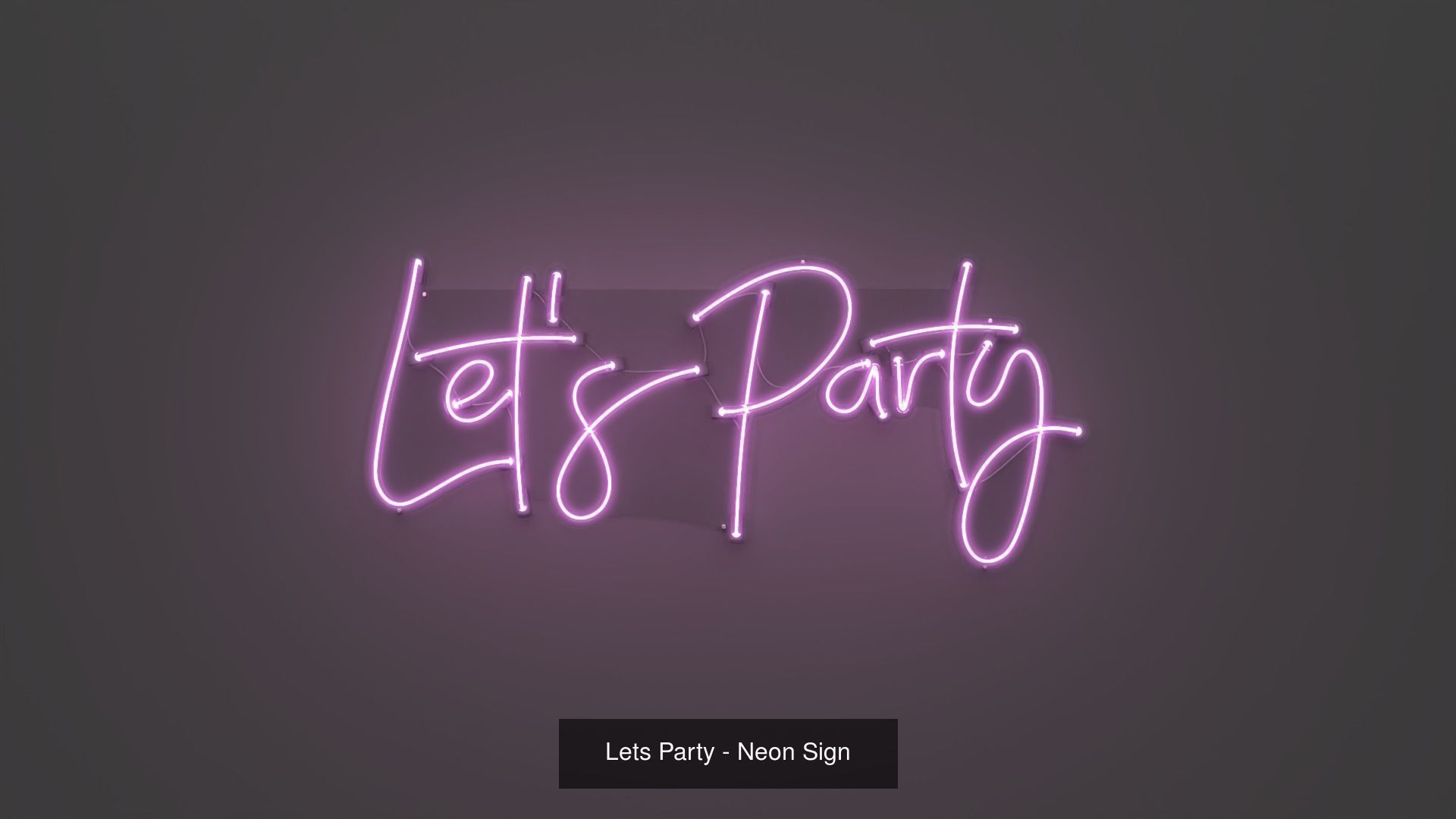 Lettering Pack 3 - Neon Signs 3D Model Collection_3