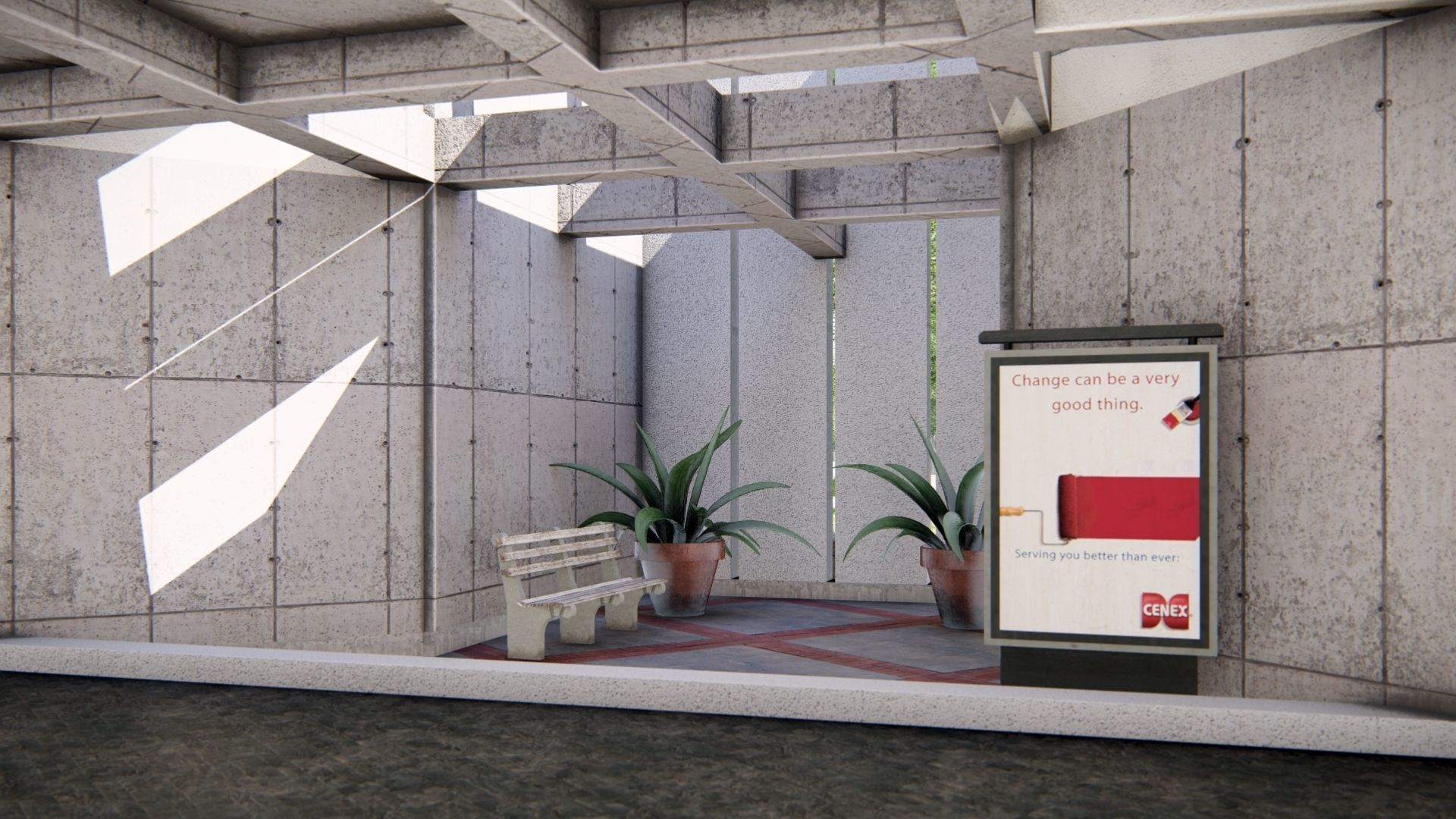 UNIVERSITY CAMPUS SKETCHUP MODEL Low-poly 3D model_6