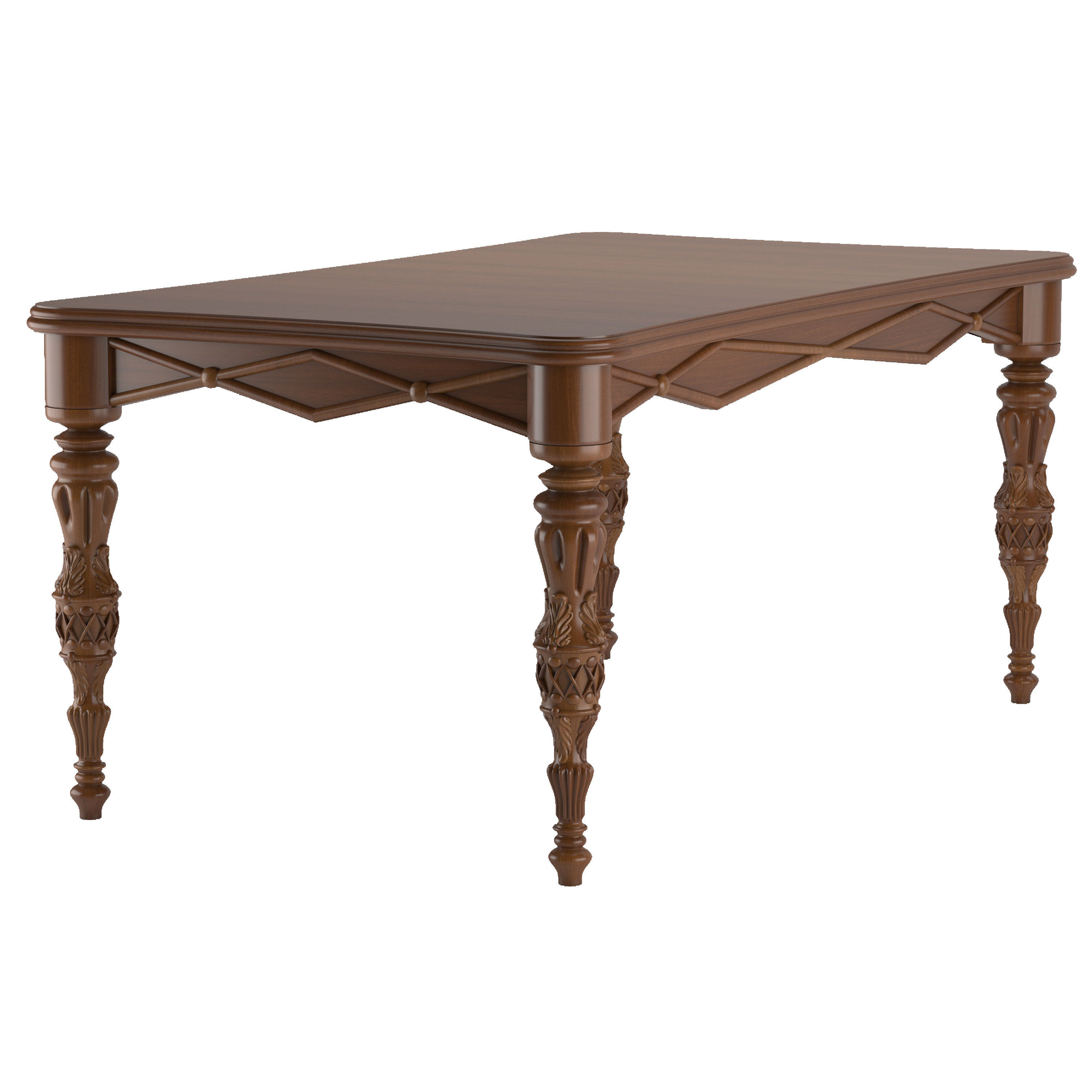Carved table 6 3D model_2