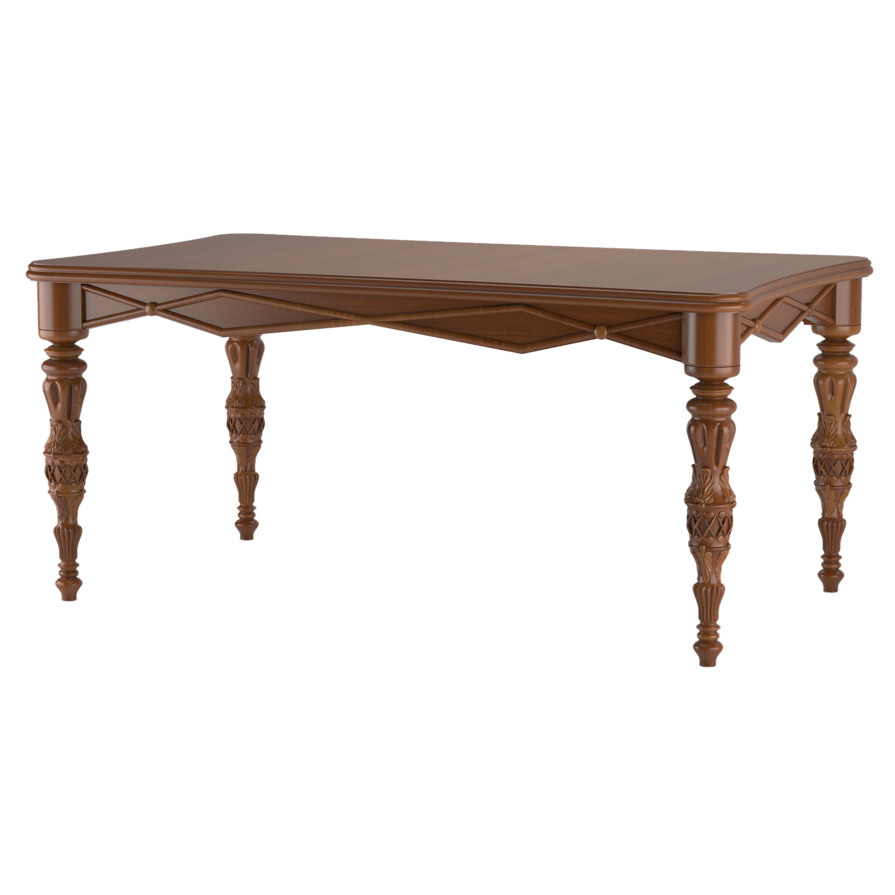 Carved table 6 3D model_1