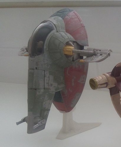 Slave I  Starship Flight Stand Star Wars Micro Galaxy Squadron  3D print model