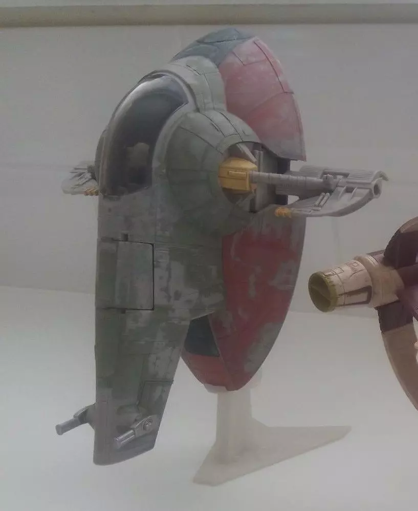 Slave I  Starship Flight Stand Star Wars Micro Galaxy Squadron  3D print model_0