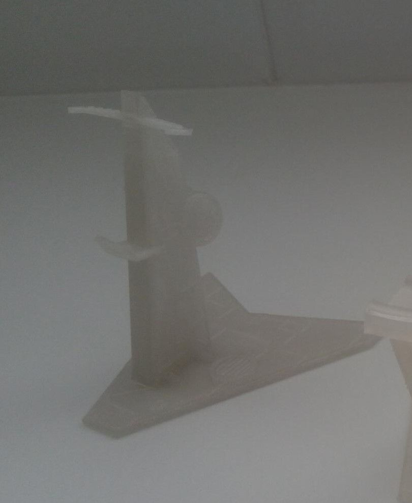 Slave I  Starship Flight Stand Star Wars Micro Galaxy Squadron  3D print model_1