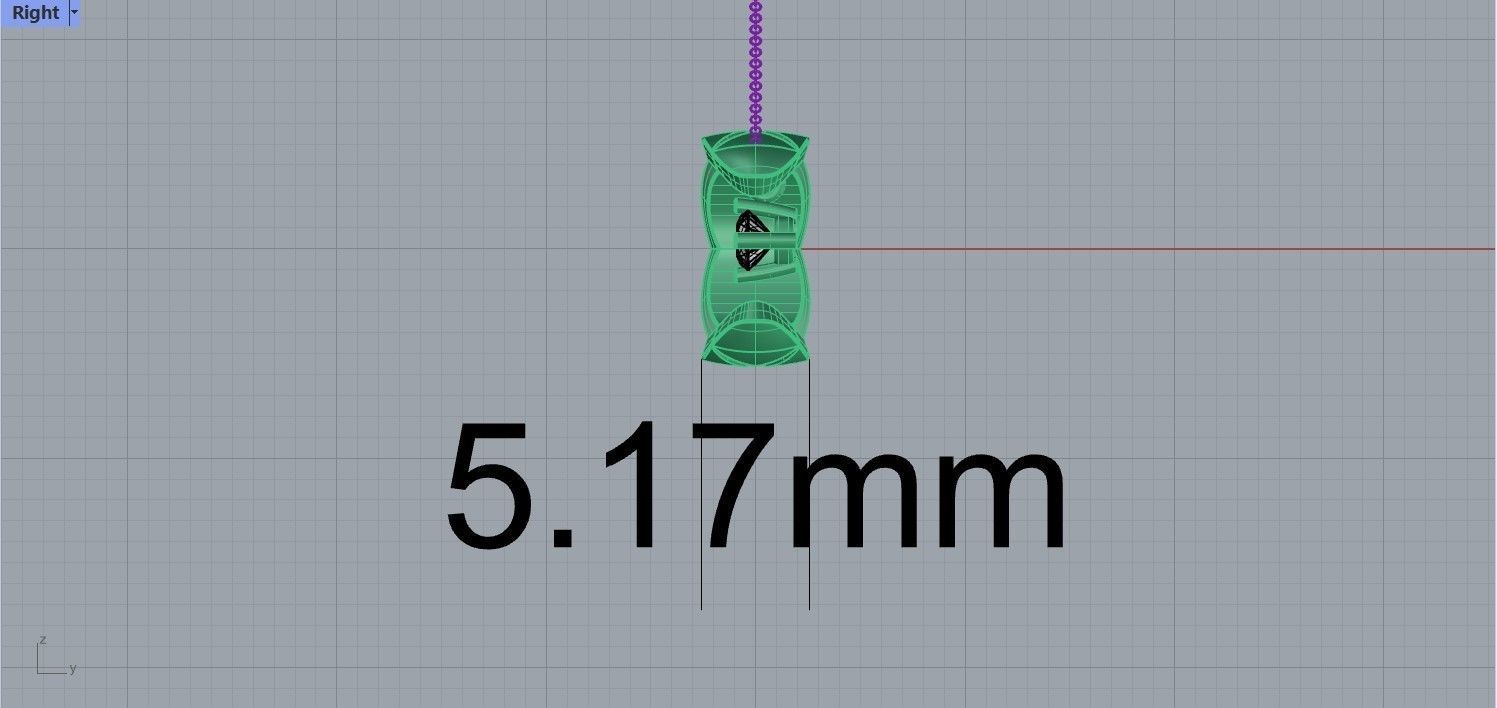 Pendant 2023-007 3D print model_5