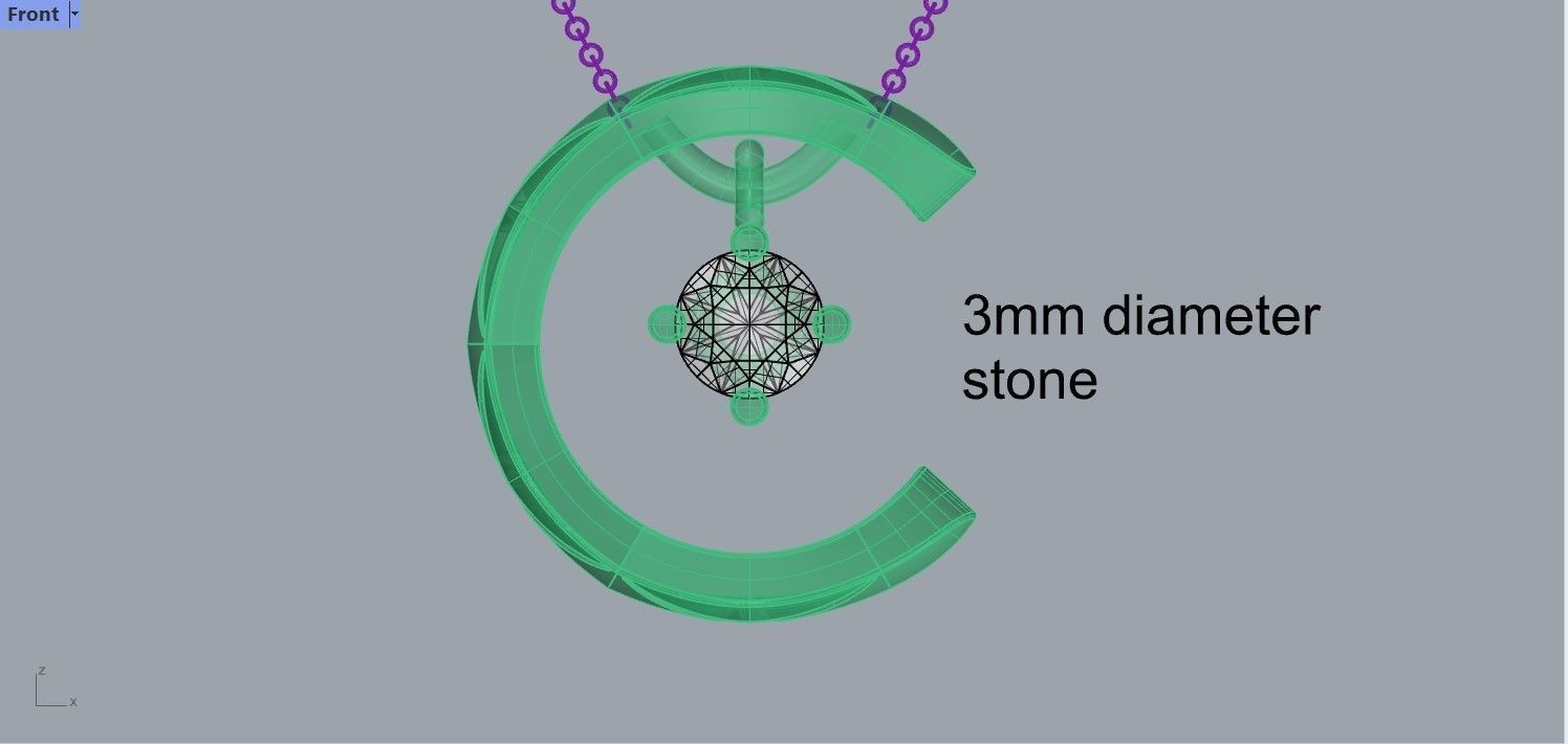 Pendant 2023-007 3D print model_8