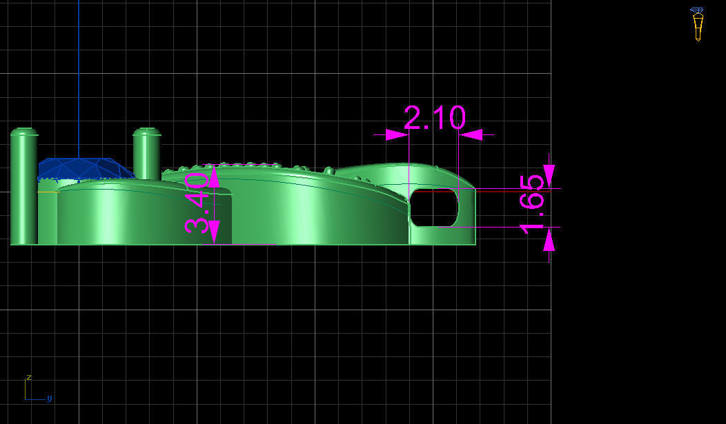 swirl pendant 3D print model_4