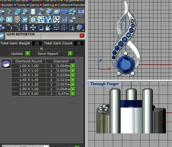 swirl pendant 3D print model_6