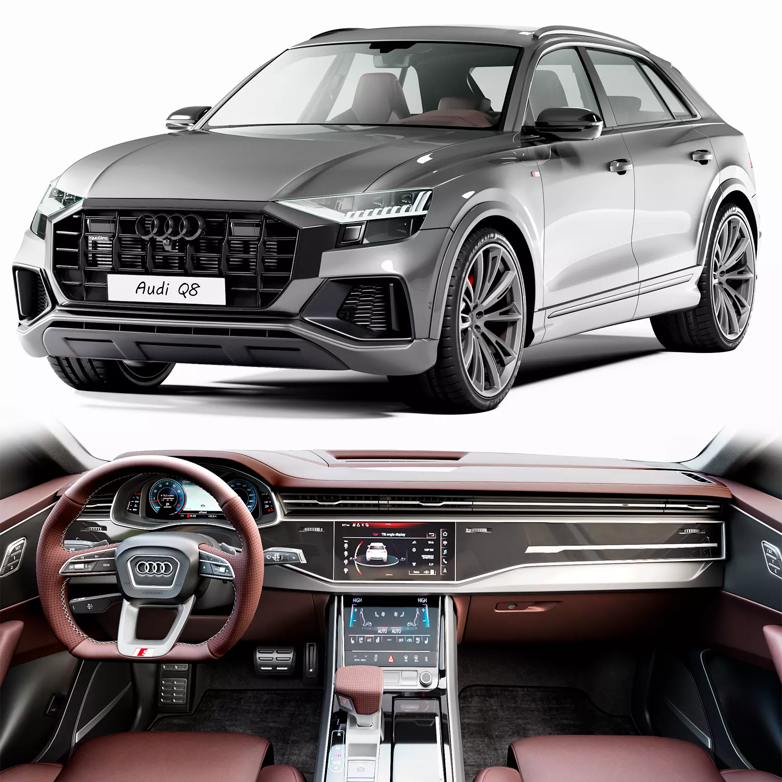 Audi Q8 3D model