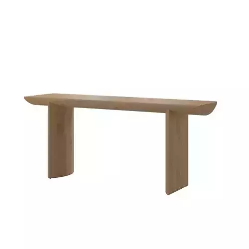 Pickford Console Table Dusted Oak Veneer 3D model