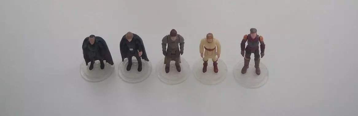 Figure Stand for Star Wars Micro Galaxy Squadron 3D print model Free 3D print model_0