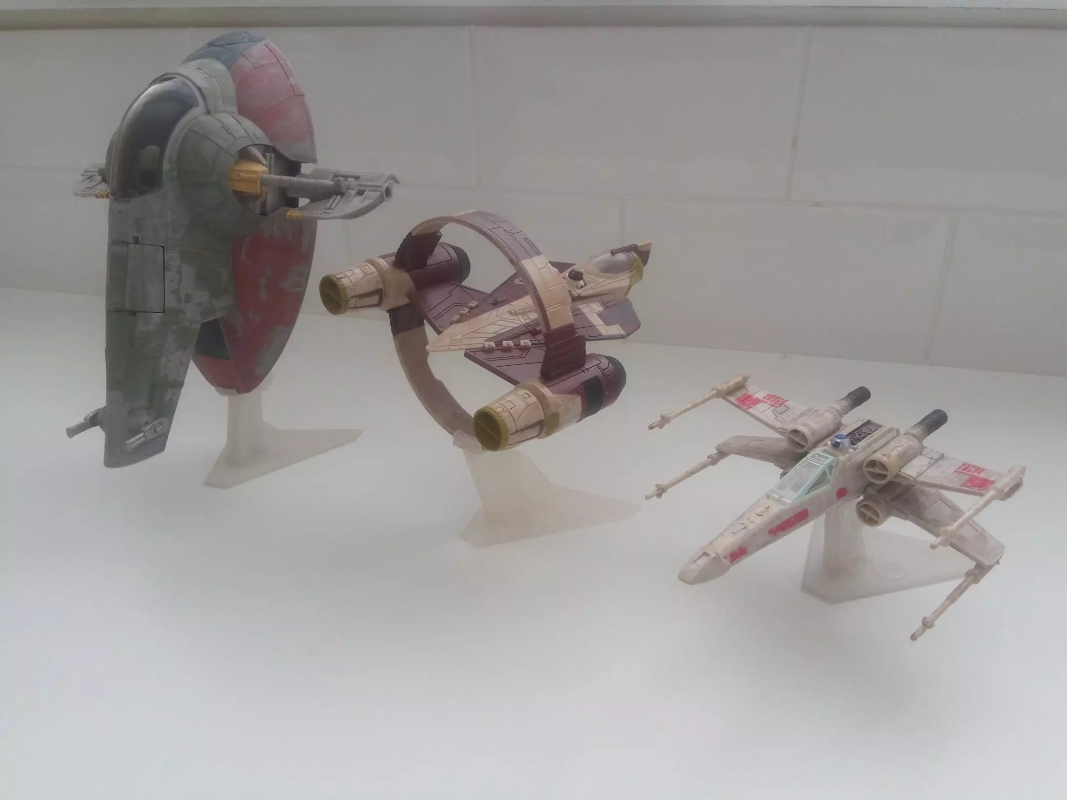 Jazwares Star Wars Micro Galaxy Squadron Flight Display Stands 3D Model Collection_0