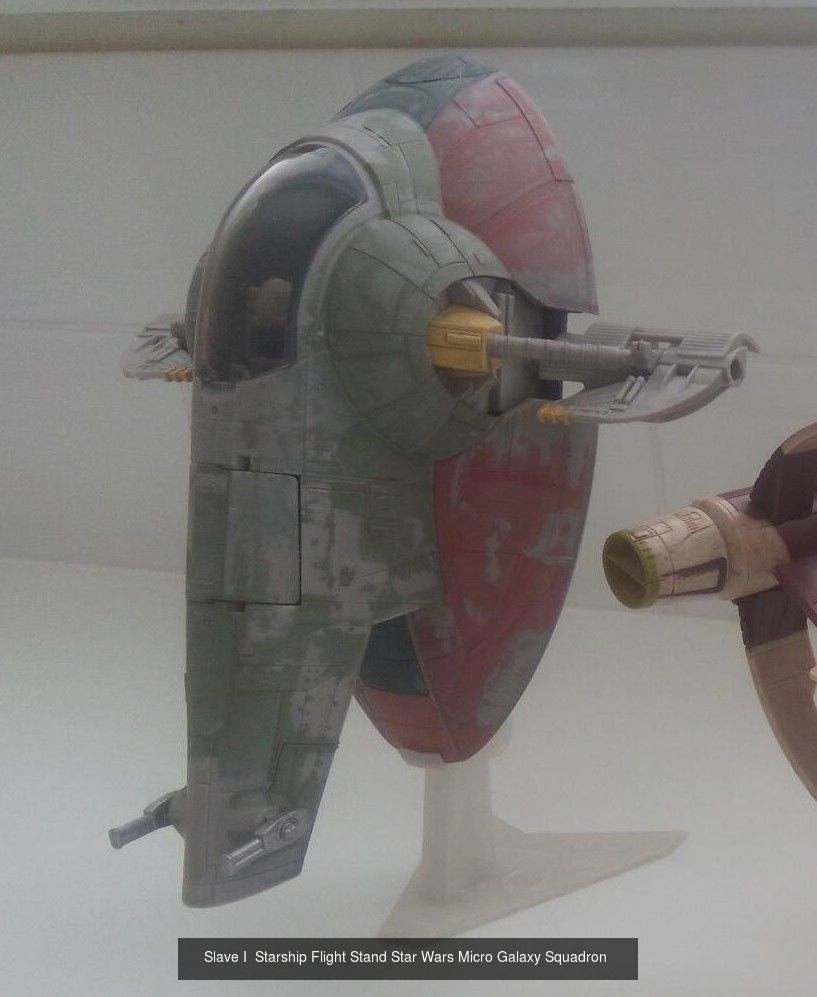 Jazwares Star Wars Micro Galaxy Squadron Flight Display Stands 3D Model Collection_4