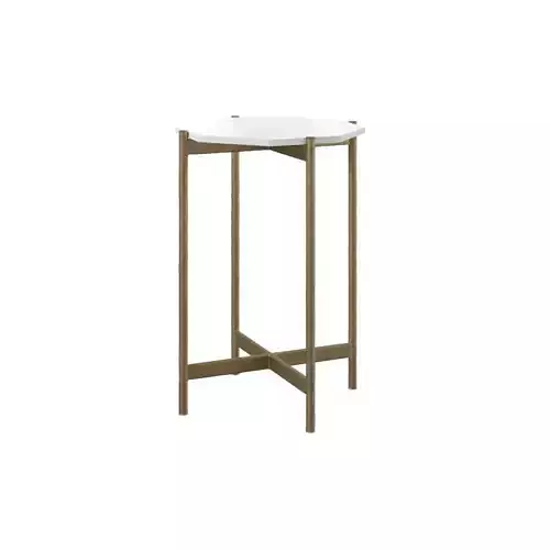 Adair Side Table Raw Brass 3D models