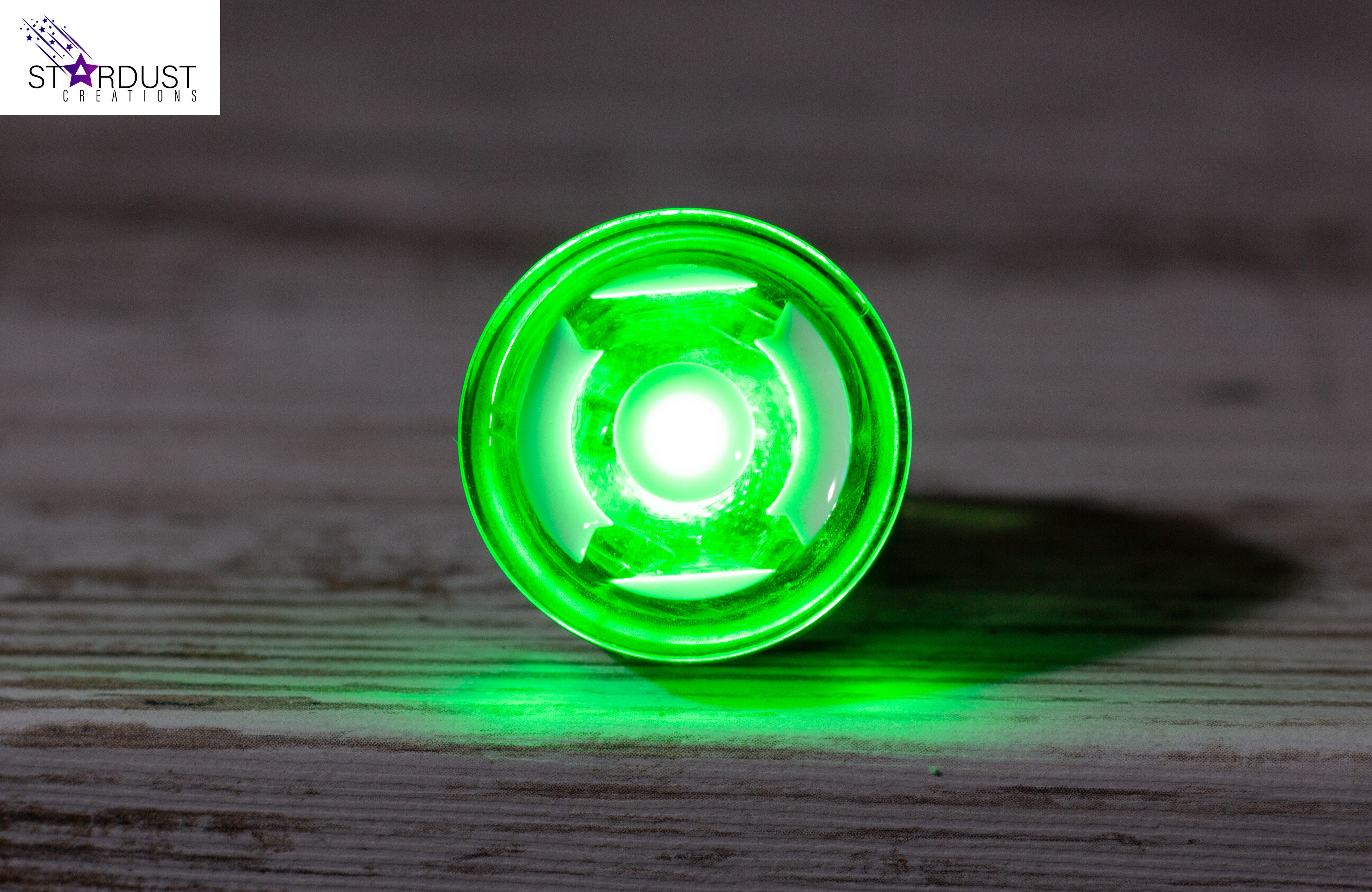 Green Lantern Ring with LED light 3D print model_6