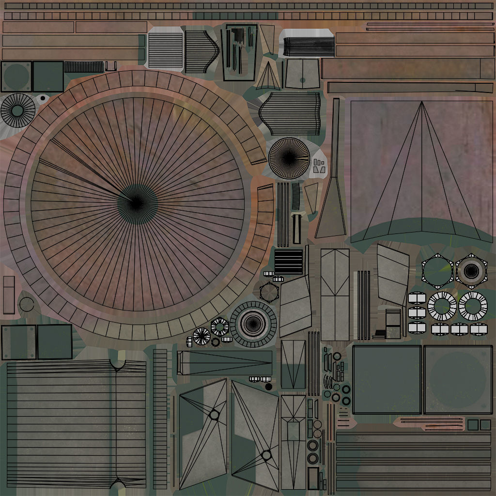 Water stream pump Low-poly 3D model - GameReady Low-poly 3D model_11