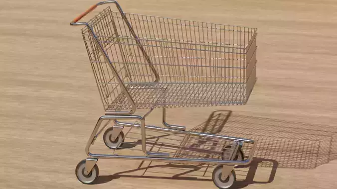 shopping cart 3D model