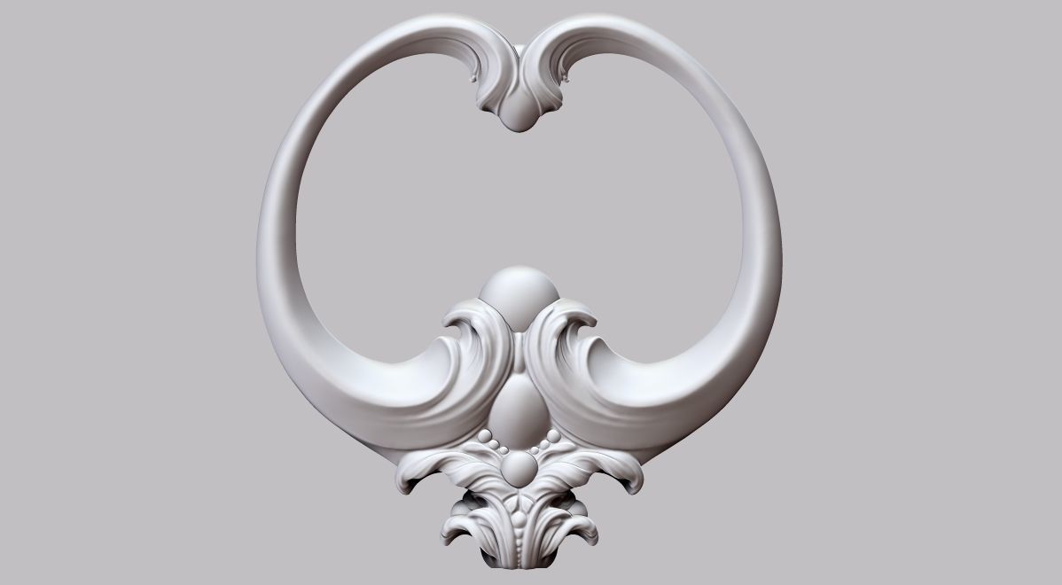 Key Gothic Decorative Jewelry - 3D Model to print 001 3D print model_24