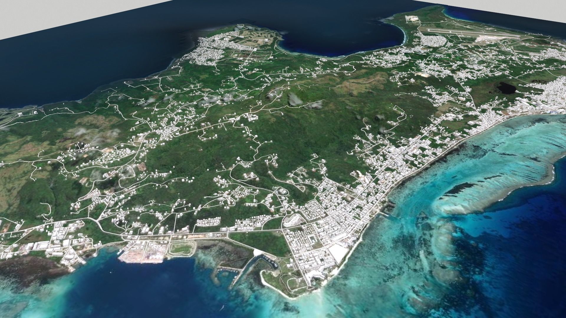 Saipan Island 3D model_5