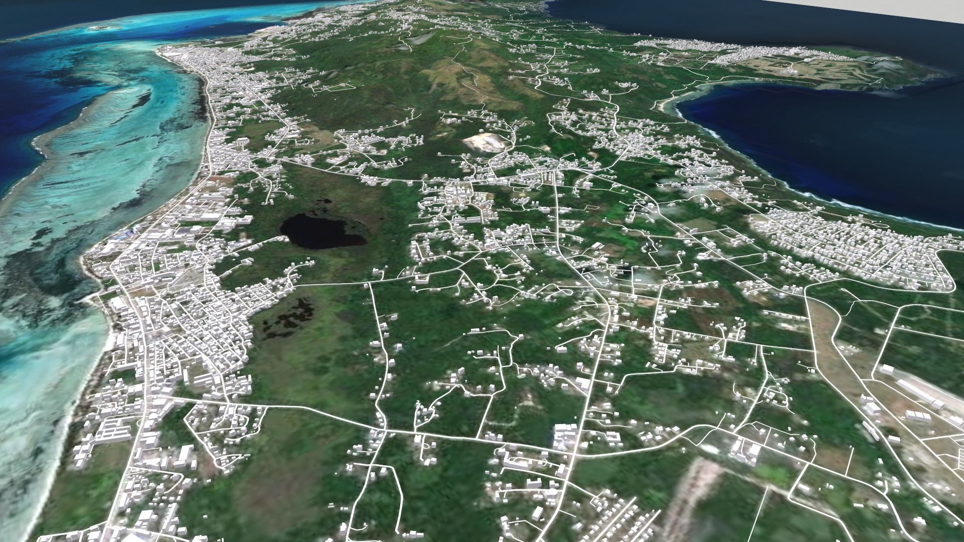 Saipan Island 3D model_2