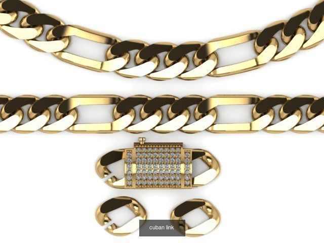 A collection of cuban link models _4