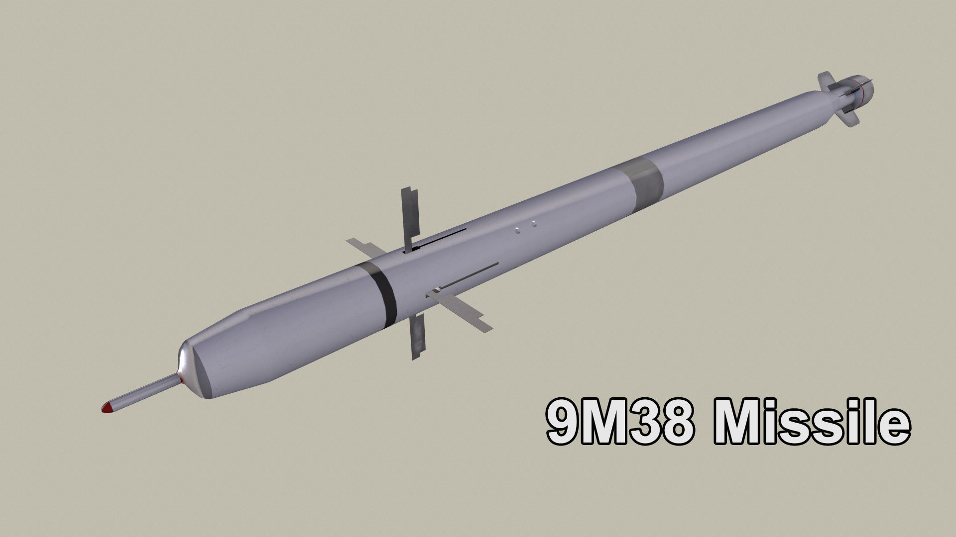 Rockets And Gun Pods Collection Low-poly 3D model_9