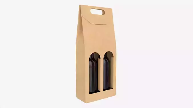 Beer bottle cardboard carrier 06